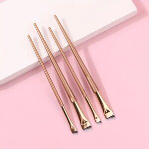 4pcs New Eye Liner Brush Set, Ultra Thin & Fine Professional Eye Makeup Brush